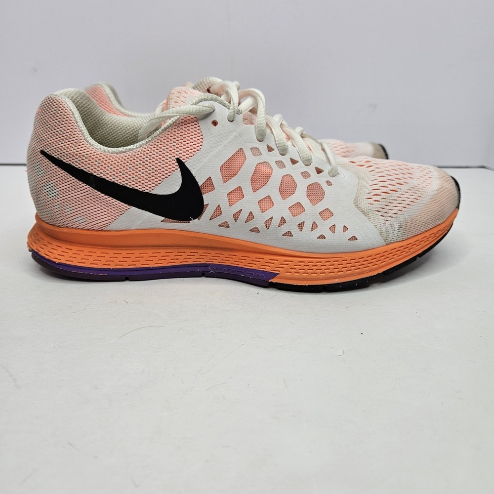 Size 7.5 - Nike Air Zoom Pegasus 31 White Bright Mango